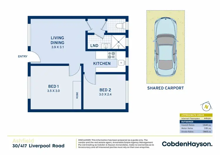 Floorplan of Homely apartment listing, 30/417 Liverpool Road, Ashfield NSW 2131