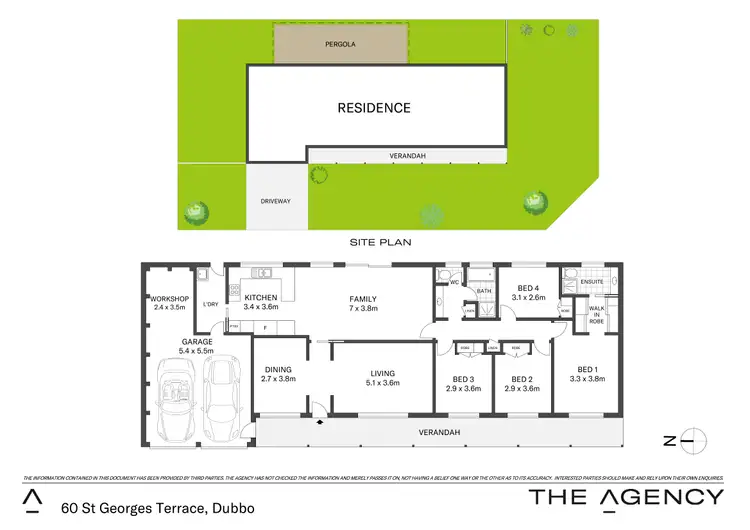 Floorplan of Homely house listing, 60 St Georges Terrace, Dubbo NSW 2830