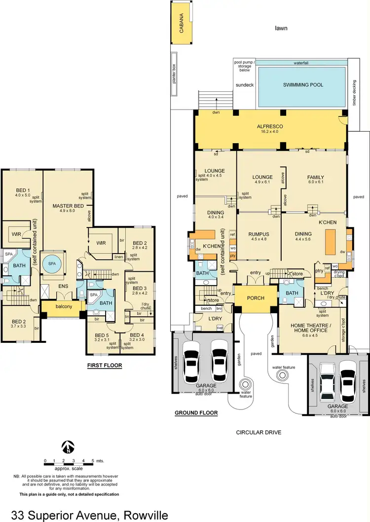 Floorplan of Homely house listing, 33 Superior Avenue, Rowville VIC 3178