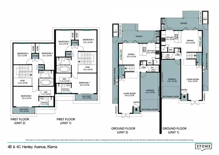 Floorplan of Homely semi-detached listing, 4C Henley Avenue, Kiama NSW 2533