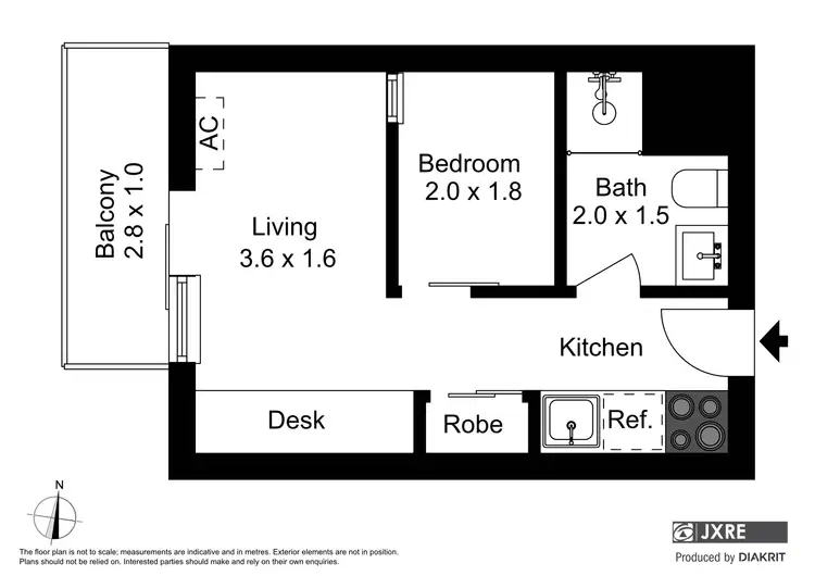 Floorplan of Homely apartment listing, 204/1457 North Road, Clayton VIC 3168