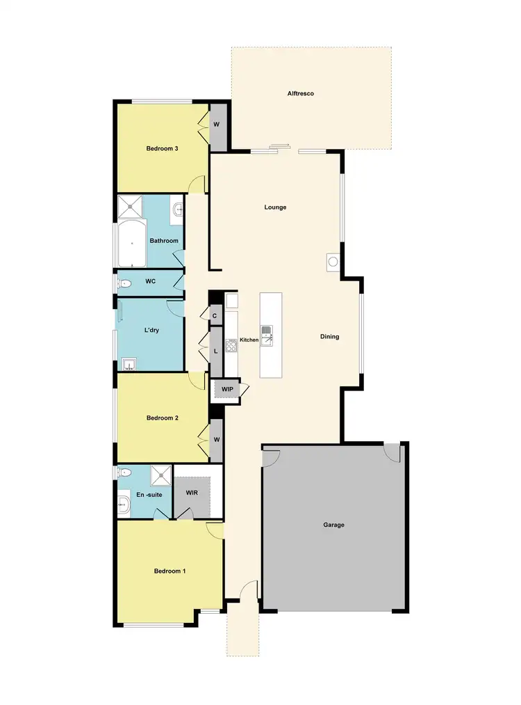 Floorplan of Homely house listing, 20 Selwyn Street, Miners Rest VIC 3352