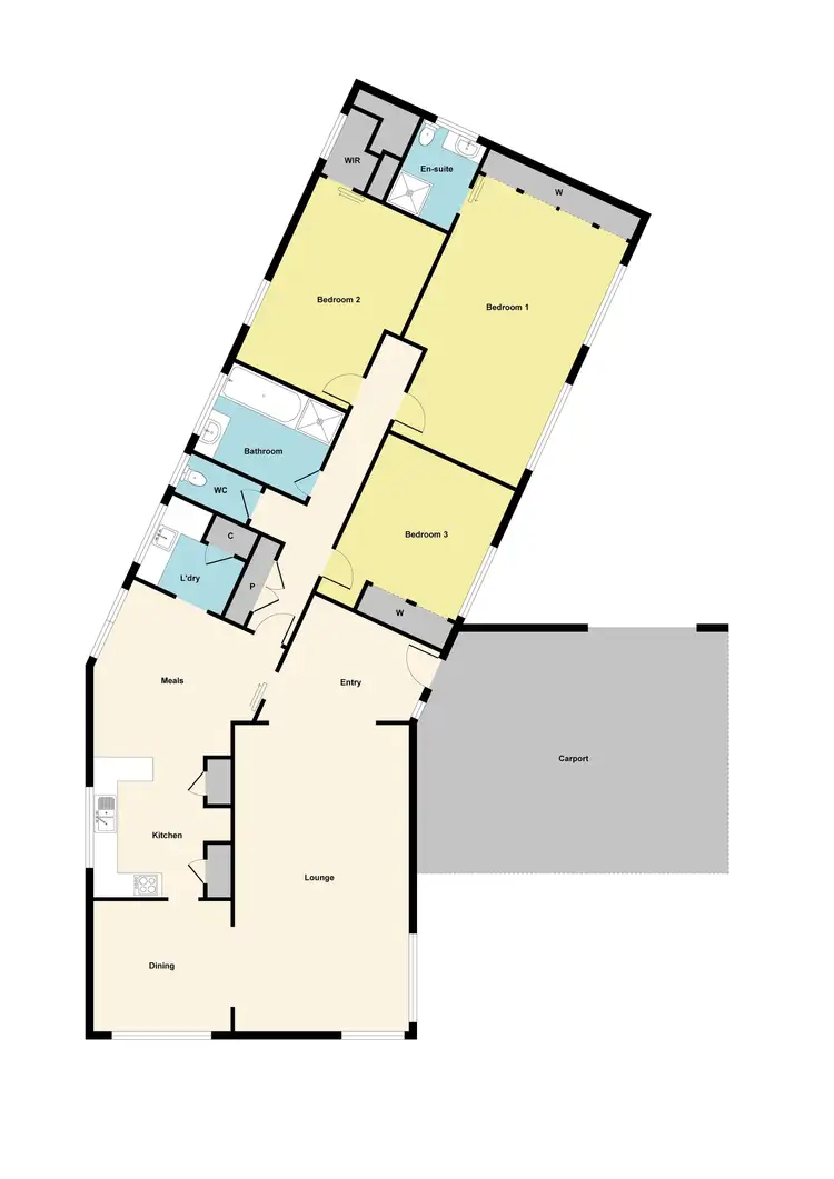 Floorplan of Homely house listing, 38 Langstaffe Drive, Wendouree VIC 3355