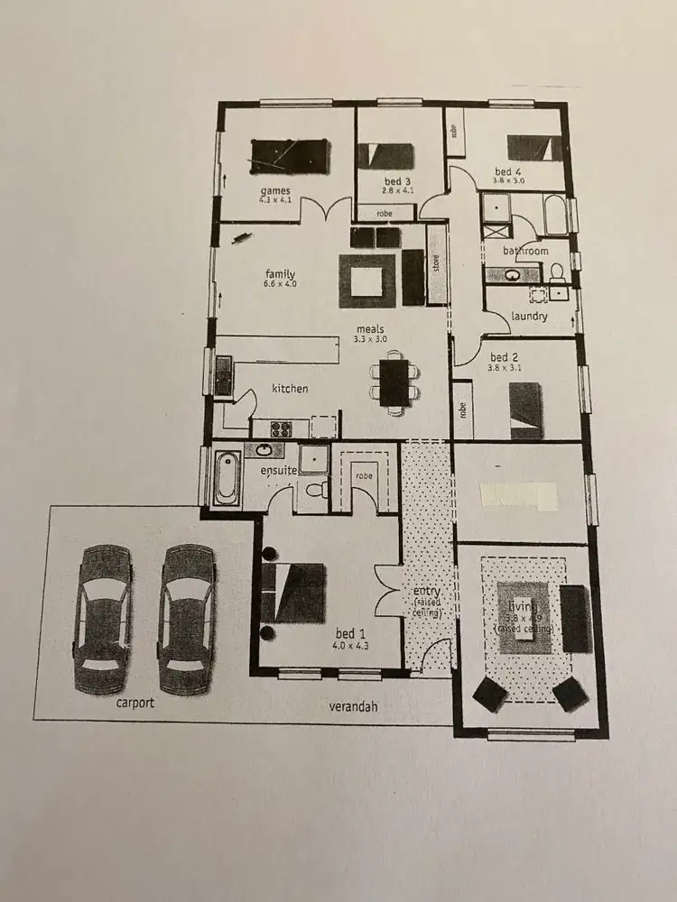 Floorplan of Homely house listing, 8 Ekers Court, Mount Compass SA 5210