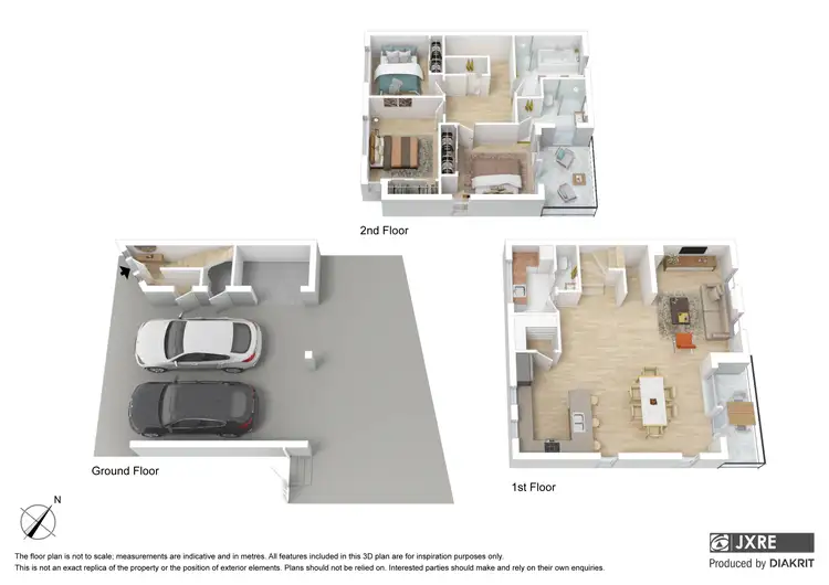Floorplan of Homely townhouse listing, 2/7 Wando Grove, St Kilda East VIC 3183