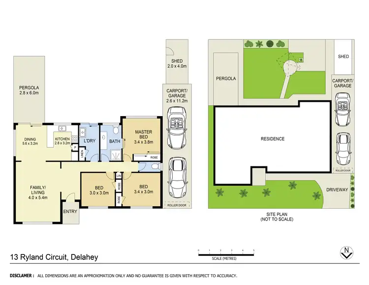 Floorplan of Homely house listing, 13 Ryland Circuit, Delahey VIC 3037
