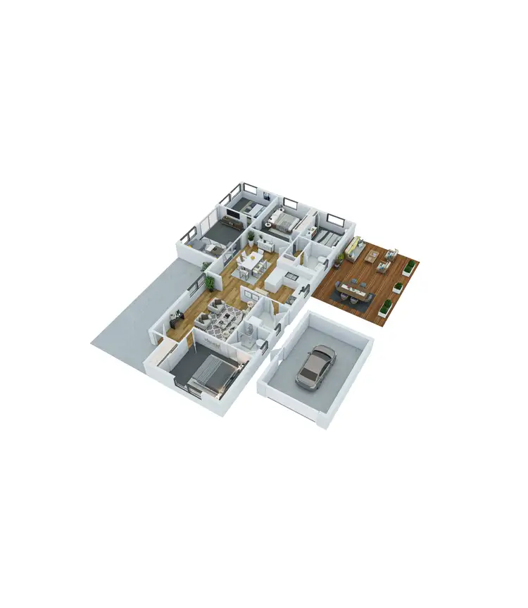 Floorplan of Homely house listing, 4 Francina Court, Eaglehawk VIC 3556