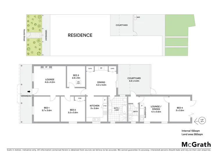 Floorplan of Homely semi-detached listing, 73 Horatio Street, Mudgee NSW 2850