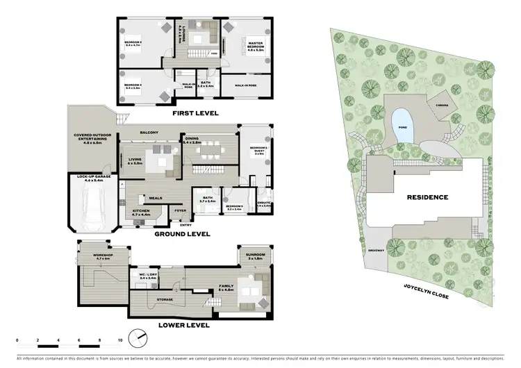 Floorplan of Homely house listing, 10 Joycelyn Close, Hornsby Heights NSW 2077