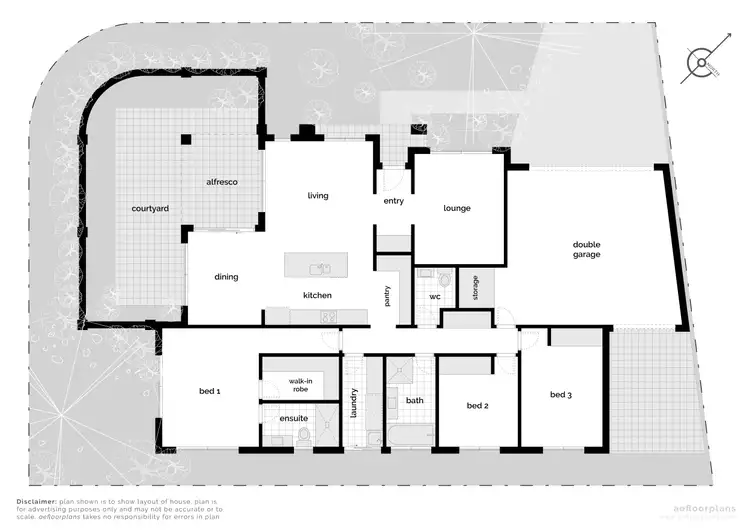 Floorplan of Homely house listing, 38 Charteris Crescent, Chifley ACT 2606