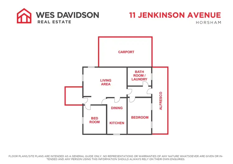 Floorplan of Homely house listing, 11 Jenkinson Avenue, Horsham VIC 3400