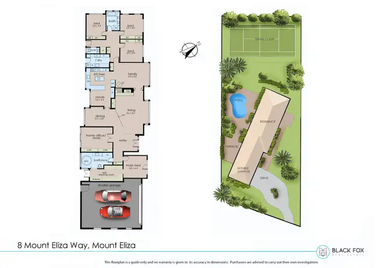Floorplan of Homely house listing, 8 Mount Eliza Way, Mount Eliza VIC 3930