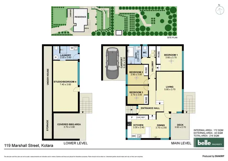 Floorplan of Homely house listing, 119 Marshall Street, Kotara NSW 2289