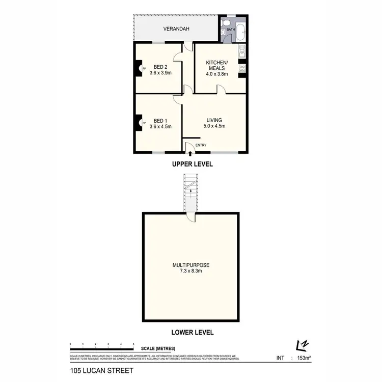 Floorplan of Homely house listing, 105 Lucan Street, Bendigo VIC 3550