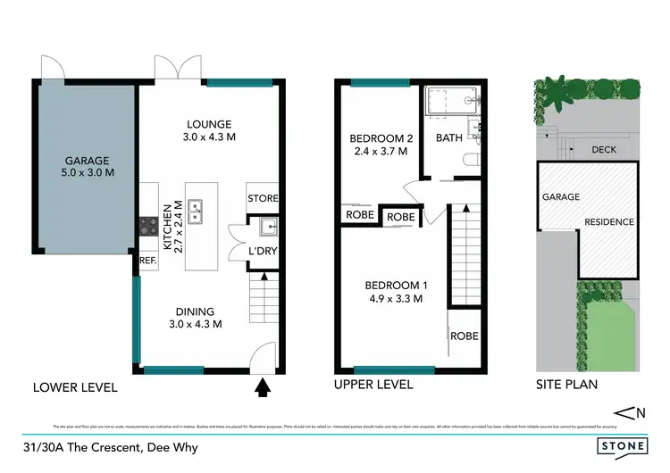 Floorplan of Homely townhouse listing, 31/30A The Crescent, Dee Why NSW 2099