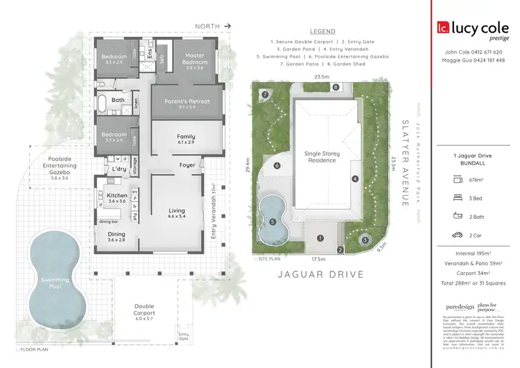 Floorplan of Homely house listing, 1 Jaguar Drive, Bundall QLD 4217