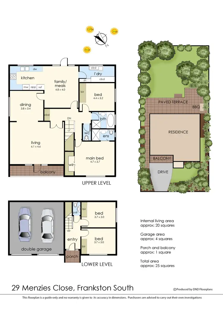 Floorplan of Homely house listing, 29 Menzies Close, Frankston South VIC 3199