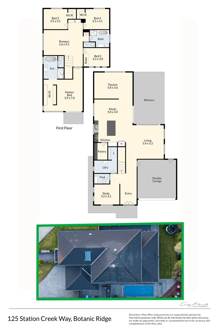 Floorplan of Homely house listing, 125 Station Creek Way, Botanic Ridge VIC 3977