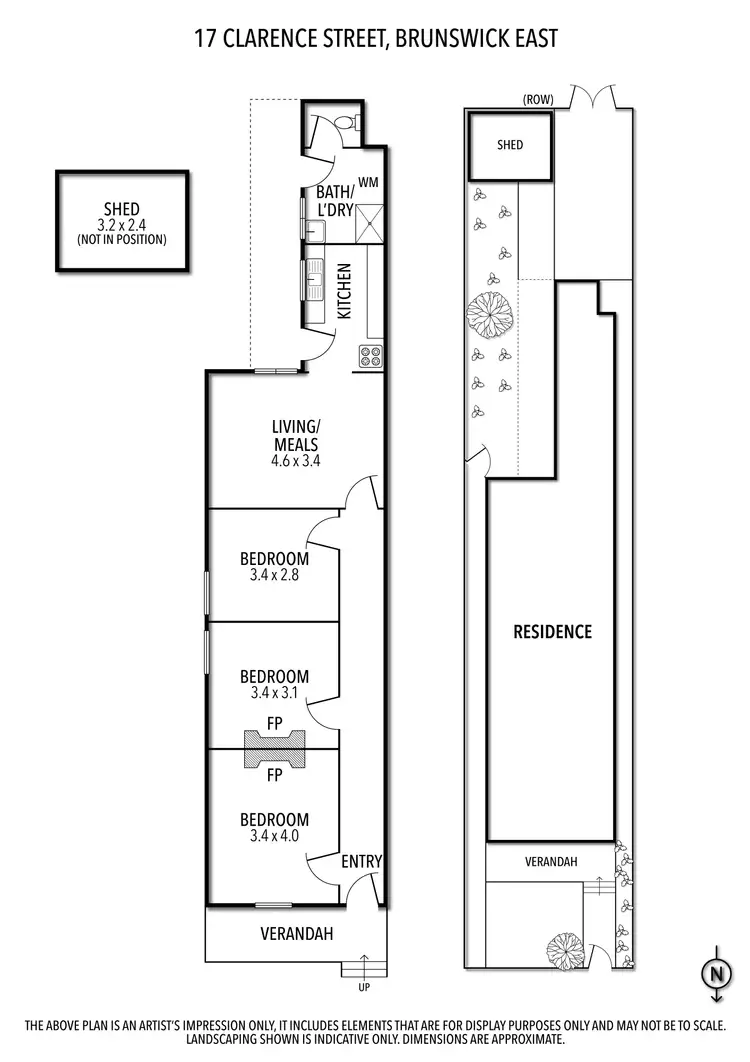 Floorplan of Homely house listing, 17 Clarence Street, Brunswick East VIC 3057