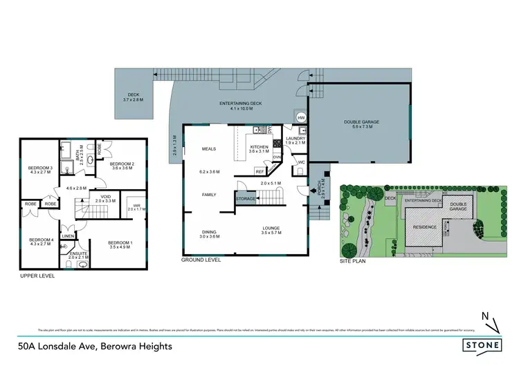 Floorplan of Homely house listing, 50A Lonsdale Avenue, Berowra Heights NSW 2082
