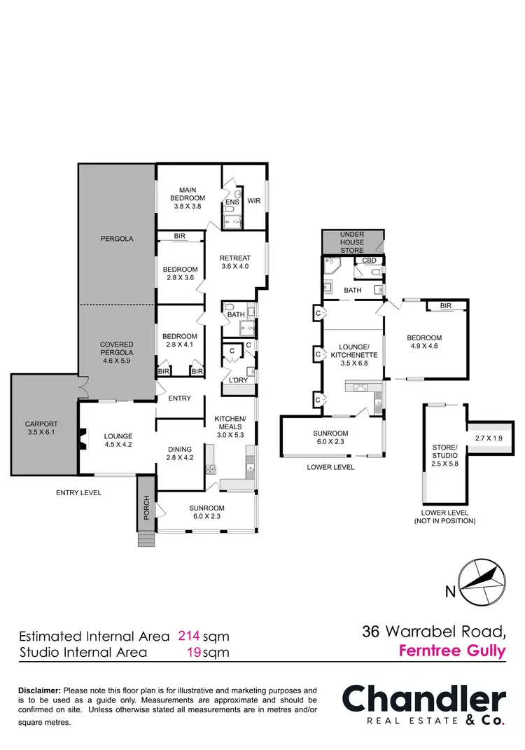 Floorplan of Homely house listing, 36 Warrabel Road, Ferntree Gully VIC 3156