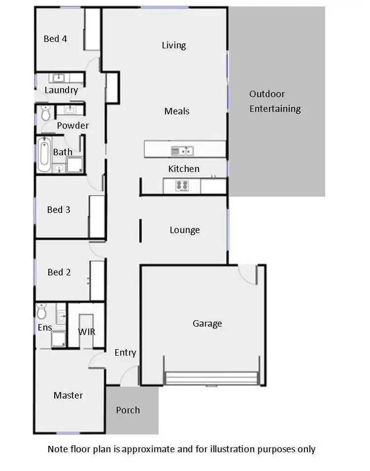 Floorplan of Homely house listing, 21 Livingstone Drive, Gol Gol NSW 2738