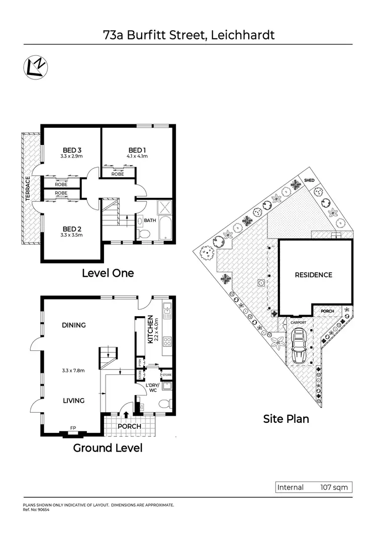 Floorplan of Homely house listing, 73a Burfitt Street, Leichhardt NSW 2040