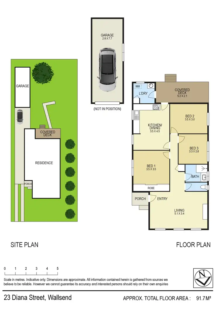 Floorplan of Homely house listing, 23 Diana Street, Wallsend NSW 2287