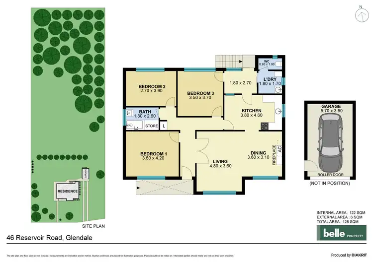 Floorplan of Homely house listing, 46 Reservoir Road, Glendale NSW 2285