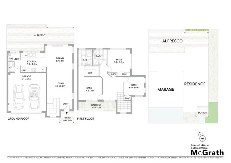 Floorplan of Homely townhouse listing, 2/13 Jarrett Lane, Ballina NSW 2478