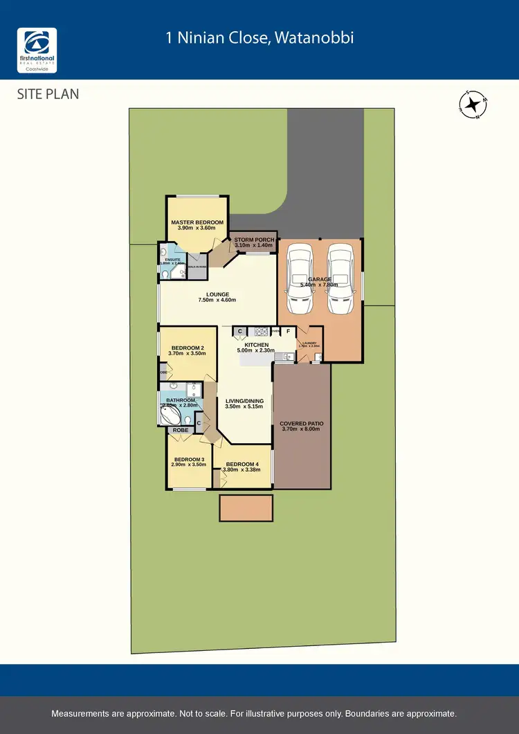 Floorplan of Homely house listing, 1 Ninian Close, Watanobbi NSW 2259