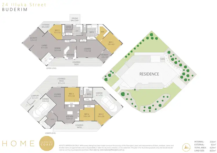 Floorplan of Homely house listing, 24 Illuka Street, Buderim QLD 4556