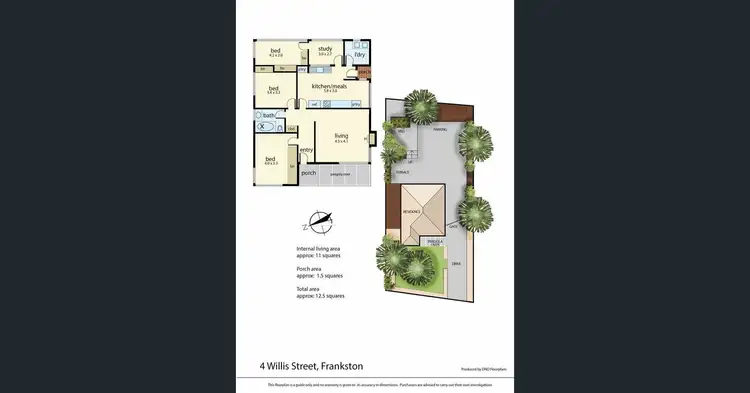 Floorplan of Homely house listing, 4 Willis Street, Frankston VIC 3199