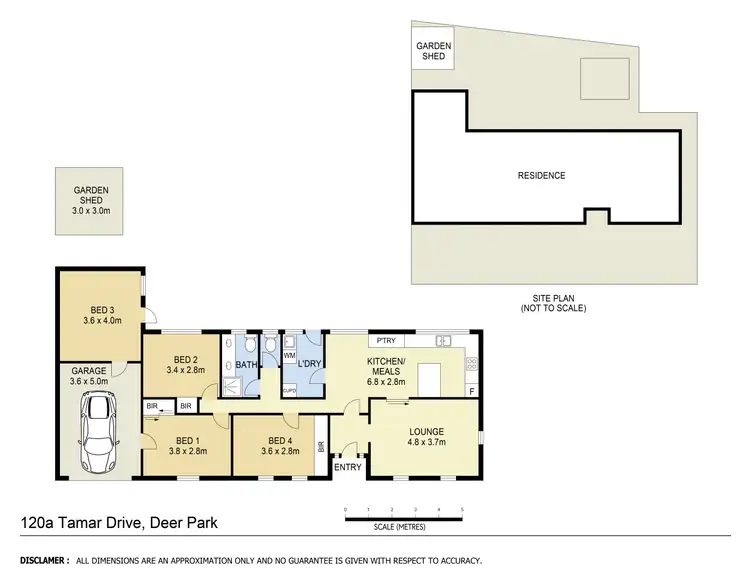 Floorplan of Homely house listing, 120A Tamar Drive, Deer Park VIC 3023