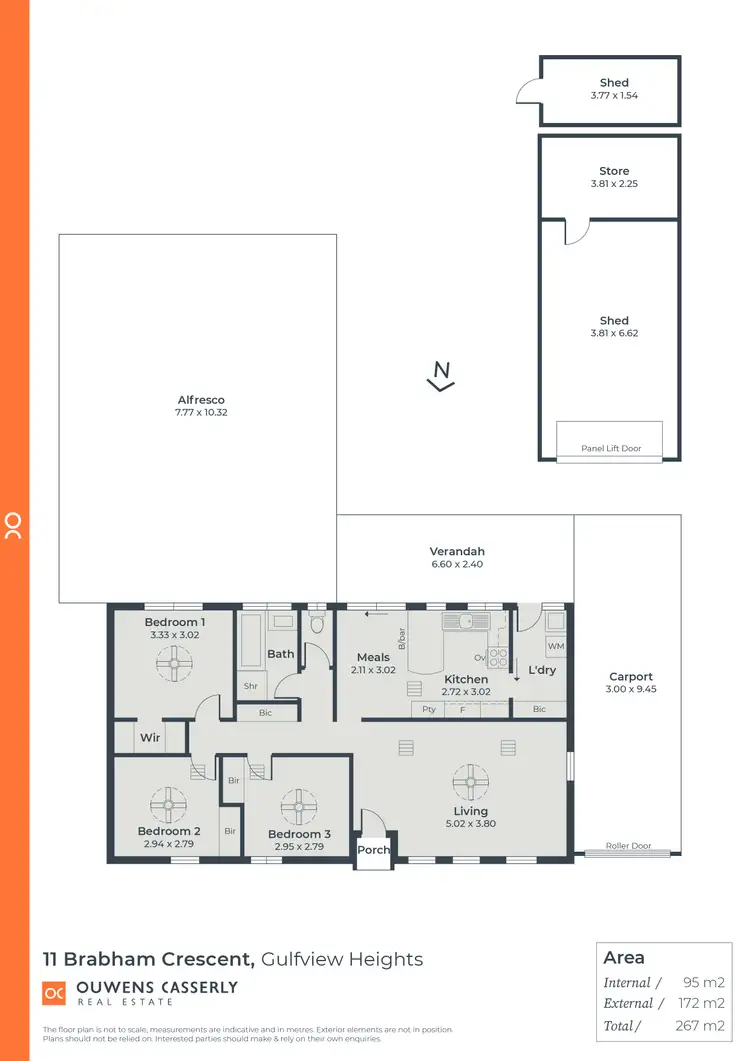 Floorplan of Homely house listing, 11 Brabham Crescent, Gulfview Heights SA 5096