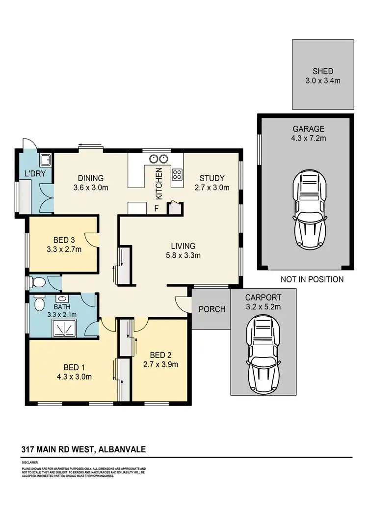 Floorplan of Homely house listing, 317 Main Road West, Albanvale VIC 3021