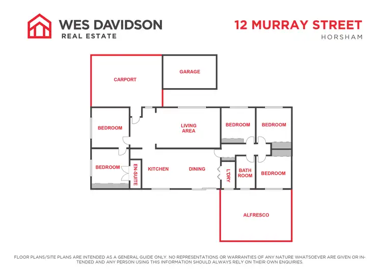 Floorplan of Homely house listing, 12 Murray Street, Horsham VIC 3400