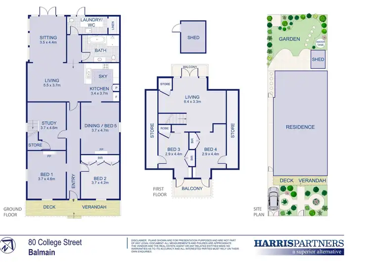 Floorplan of Homely house listing, 80 College Street, Balmain NSW 2041