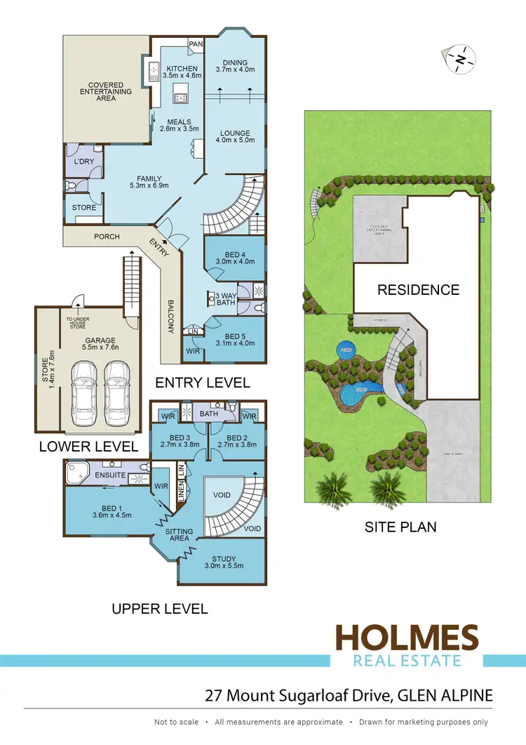 Floorplan of Homely house listing, 27 Mount Sugarloaf Drive, Glen Alpine NSW 2560