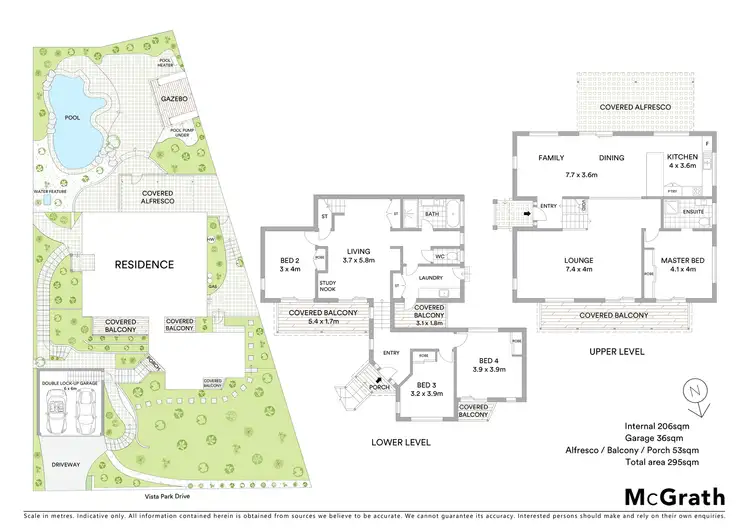 Floorplan of Homely house listing, 35 Vista Park Drive, Buderim QLD 4556