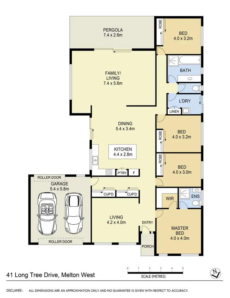 Floorplan of Homely house listing, 41 Long Tree Drive, Harkness VIC 3337