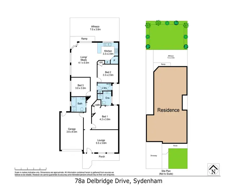 Floorplan of Homely house listing, 78A Delbridge Drive, Sydenham VIC 3037