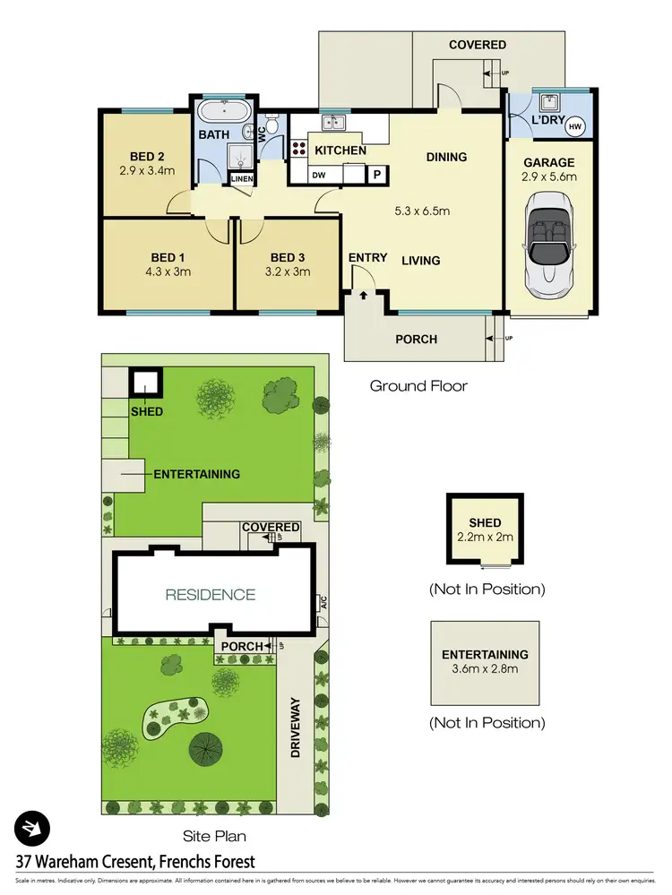 Floorplan of Homely house listing, 37 Wareham Crescent, Frenchs Forest NSW 2086