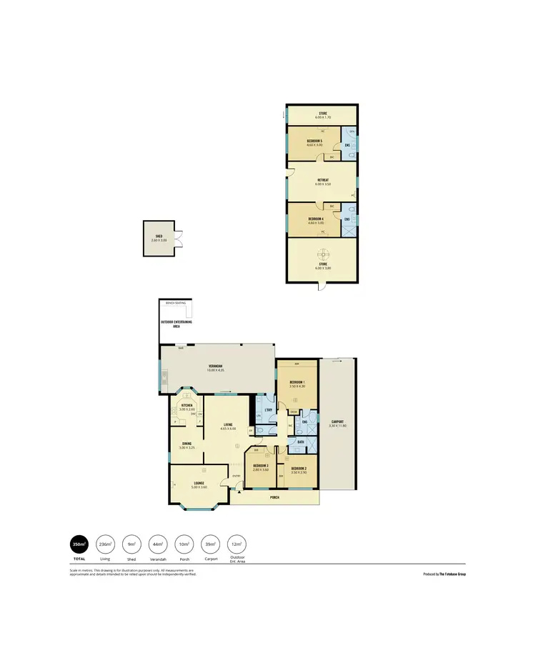 Floorplan of Homely house listing, 10 Katrina Avenue, Klemzig SA 5087