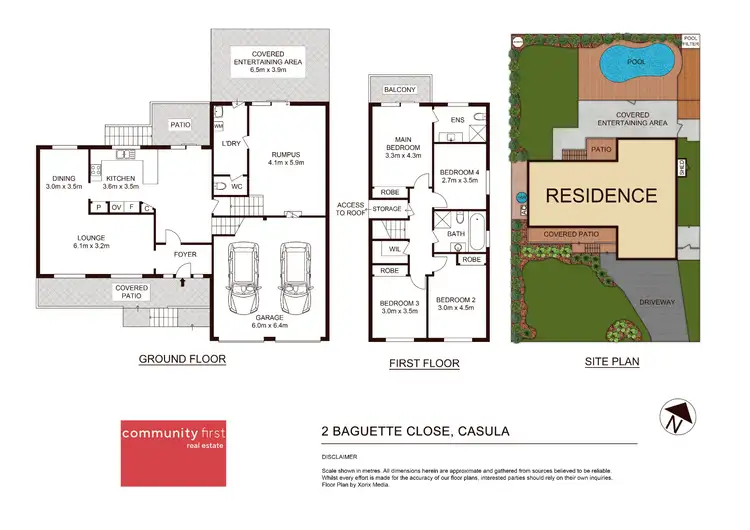 Floorplan of Homely house listing, 2 Baguette Close, Casula NSW 2170