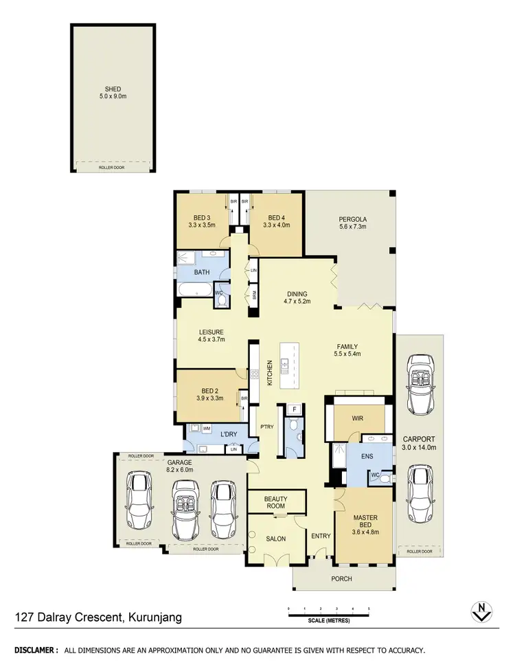 Floorplan of Homely house listing, 127 Dalray Crescent, Kurunjang VIC 3337