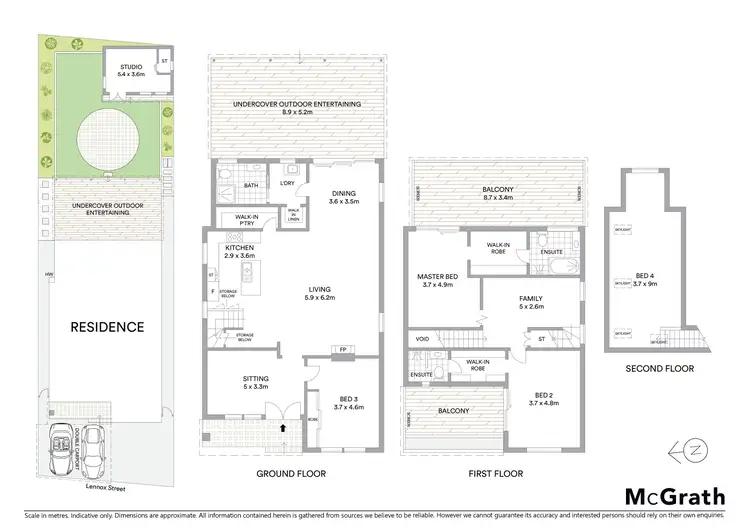 Floorplan of Homely house listing, 56 Lennox Street, Rockdale NSW 2216