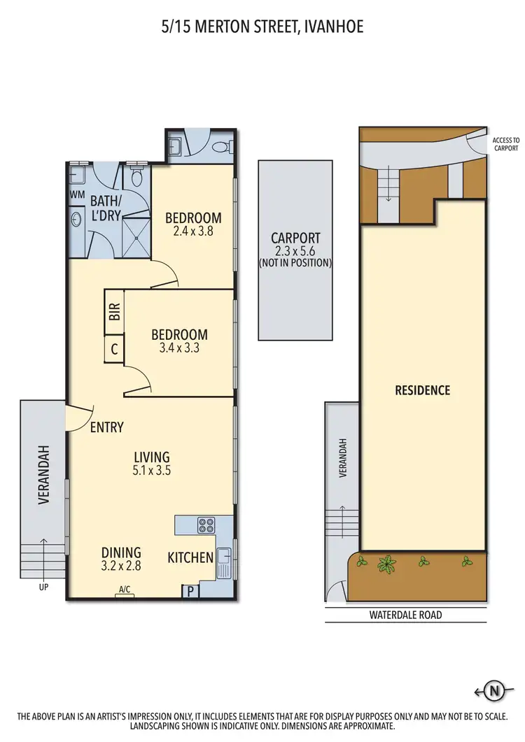 Floorplan of Homely unit listing, 5/15 Merton Street, Ivanhoe VIC 3079