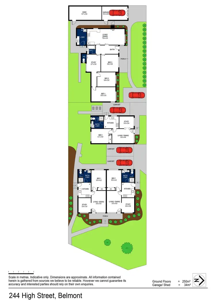 Floorplan of Homely block of units listing, 244 High Street, Belmont VIC 3216