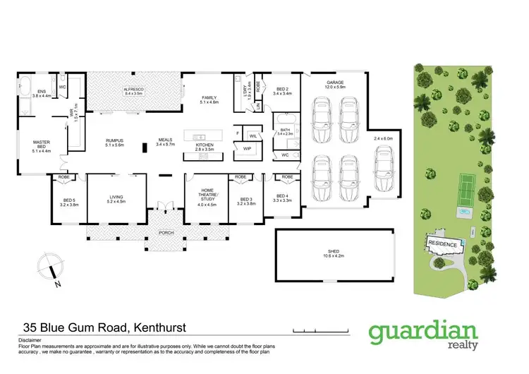 Floorplan of Homely house listing, 35 Blue Gum Road, Kenthurst NSW 2156